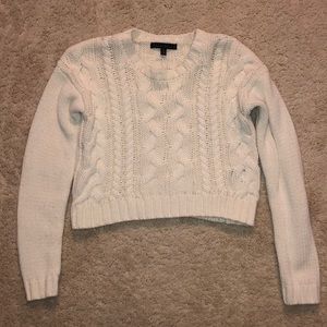 Cropped Knit Urban Outfitters Sweater